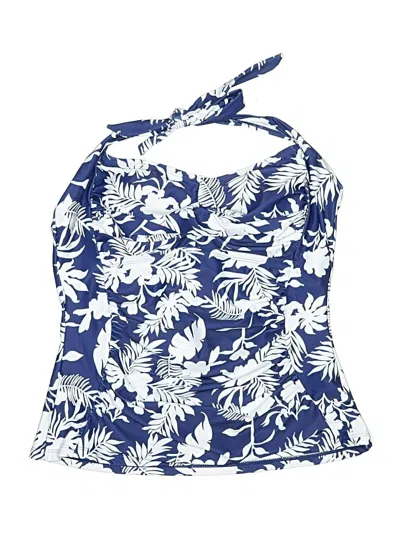 Pre-owned Eomenie Swimsuit Top Blue Swimwear