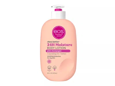 Eos 24hour Moisture Pink Champagne Body Lotion In Orange