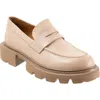 Eos Footwear Ade Lugged Penny Loafer In Birch