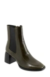 Eos Footwear Charcoal Bootie In Green