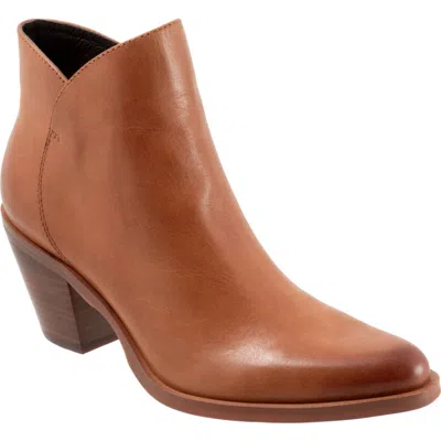 Eos Footwear Ellie Bootie In Brandy