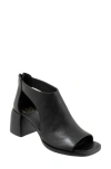 Eos Footwear Isolde Block Heel Sandal In Onyx