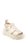 Eos Footwear Kailan Lug Sole Fisherman Sandal In Bone