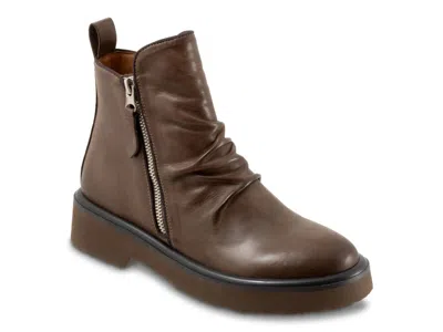 Eos Footwear Theona Bootie In Brown