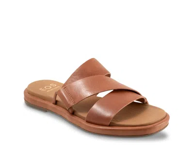 Eos Footwear Zala Slide Sandal In Brown
