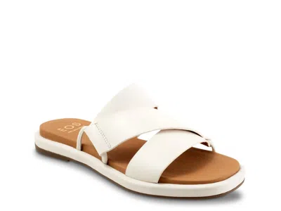 Eos Footwear Zala Slide Sandal In White