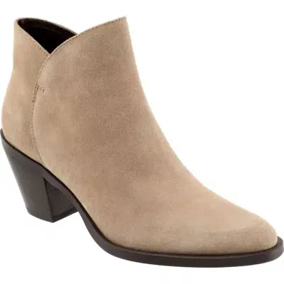 Eos Melbourne Women's Ellie Bootie In Taupe Suede In Brown