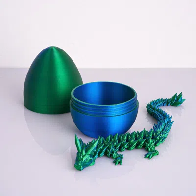 Ep Designlab 2-pack Dragon Eggs, Easter Gifts In Green