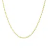 Ep Designs Women's 1,5 Mm Solid Gold Ball Chain Necklace In Gold