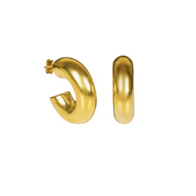 Ep Designs Women's Bubble Hoop Earring - Gold