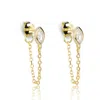 Ep Designs Women's Gold Mini Marquise Cut Earring In Gold