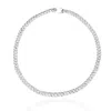 Ep Designs Women's Gurmet Curb Chain Necklace -silver In Gray