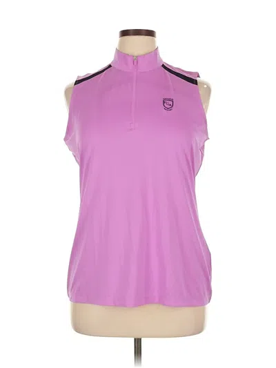 Pre-owned Ep New York Sleeveless T-shirt In Purple