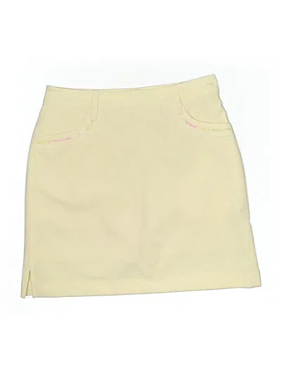 Pre-owned Ep Pro Casual Skirt In Ivory
