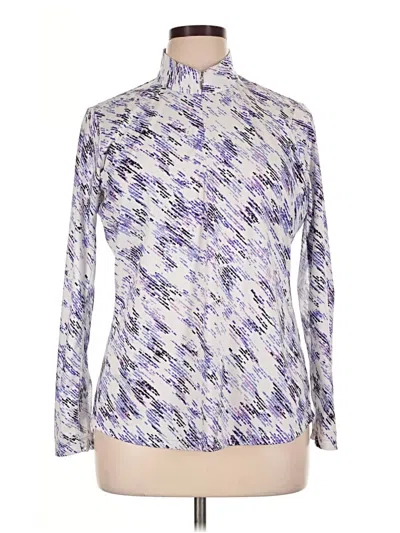 Pre-owned Ep Pro Long Sleeve Blouse In Purple