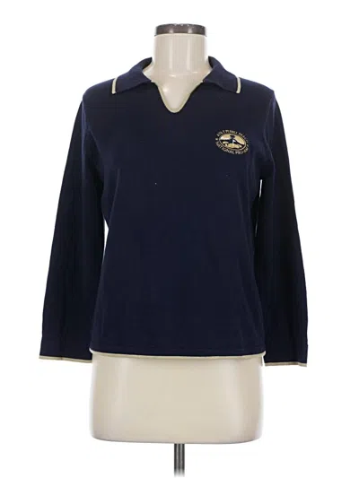 Pre-owned Ep Pro Long Sleeve Polo Shirt In Blue