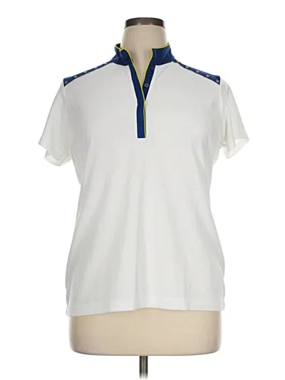 Pre-owned Ep Pro Short Sleeve Polo Shirt In Ivory
