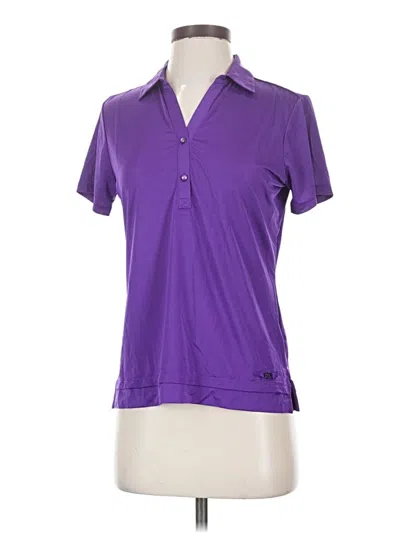 Pre-owned Ep Pro Short Sleeve Polo Shirt In Purple