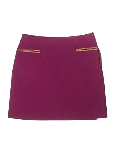 Pre-owned Ep Pro Skort In Burgundy