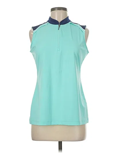 Pre-owned Ep Pro Sleeveless Blouse In Blue