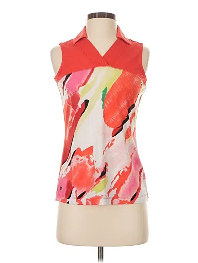 Pre-owned Ep Pro Sleeveless Blouse In Red