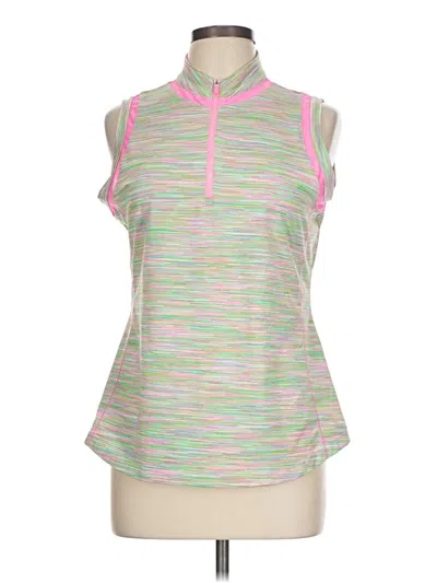 Pre-owned Ep Pro Sleeveless Top Pink Halter Neckline Tops