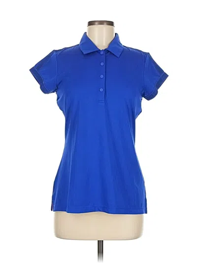 Pre-owned Ep Sport Short Sleeve Polo Shirt In Blue