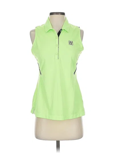 Pre-owned Ep Sport Sleeveless Polo Shirt In Green