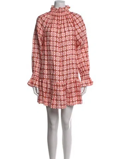 Pre-owned Ephemera Linen Mini Dress In Pink