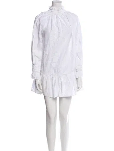Pre-owned Ephemera Linen Mini Dress In White