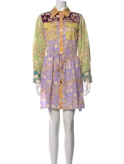 Pre-owned Ephemera Patterned Mini Dress In Multicolor