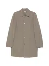 Éphémère Button-up Pocket Coat In Neutral