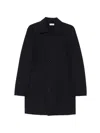Éphémère Single-breasted Buttoned Coat In Black