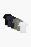 Epic Fits Crew Neck 6-pack T-shirts In Multi