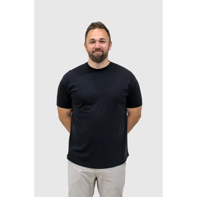 Epic Fits Curved Hem Crew Neck 3-pack T-shirts In Black/white/slate