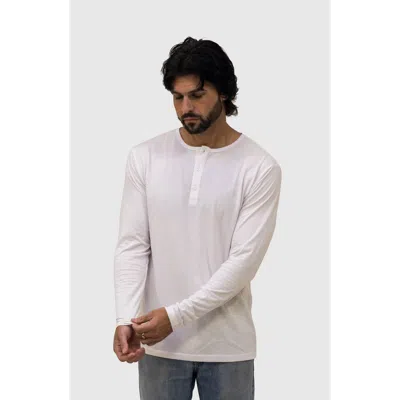 Epic Fits Long Sleeve Henley 3 Pack In White
