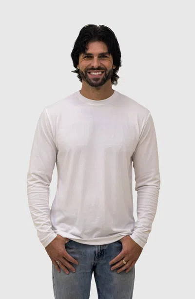 Epic Fits Standard Long Sleeve Crew Neck T-shirt 3-pack In White