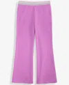 Epic Threads Baby And Toddler Girls Glitter-waist Ribbed Flare Pants, Macy's Exclusive In Purple
