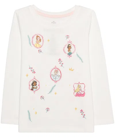 Epic Threads Kids' Baby Girls' Disney Princess Long Sleeve Tee, Macy's Exclusive In White