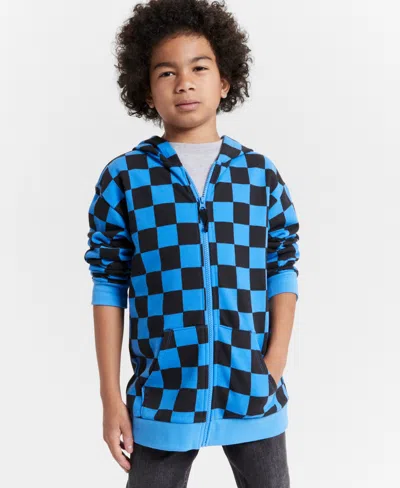 Epic Threads Kids' Little And Big Boys Checkerboard-print Zip-up