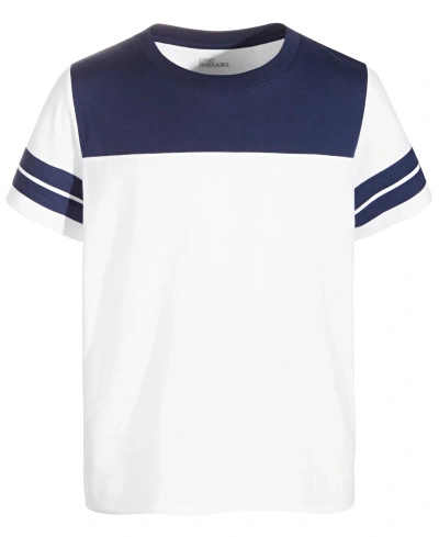 Epic Threads Big Boys Colorblocked T-shirt, Created For Macy's In Bright White