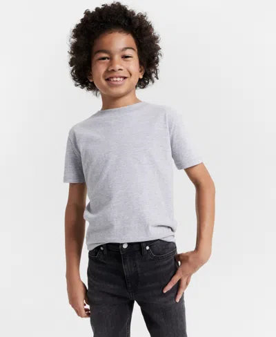 Epic Threads Kids' Big Boys Core Heathered T-shirt, Created For Macy's In Sterling Hthr