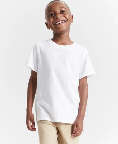 Epic Threads Kids' Little And Big Boys Solid T-shirt, Created For Macy's In Bright White