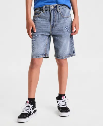 Epic Threads Big Boys Distressed Denim Shorts, Macy's Exclusive In Blue