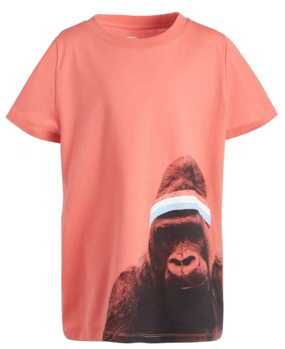 Epic Threads Big Boys Gorilla Champ Graphic T-shirt, Created For Macy's In Coral Salmon