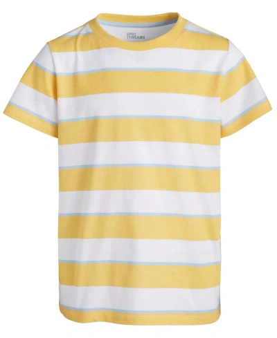 Epic Threads Big Boys Taylor Striped T-shirt, Created For Macy's In Sweet Plantain