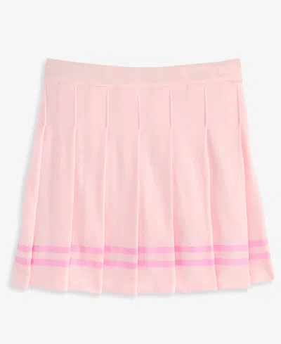 Epic Threads Kids' Big Girl Striped Tennis Skirt, Exclusively At Macy's In Red