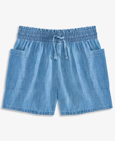 Epic Threads Kids' Big Girls' 5-20 Cotton Chambray Shorts, Macy's Exclusive In Blue