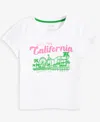 Epic Threads Kid Girl California Graphic T-shirt, Exclusively At Macy's In Bright Whi
