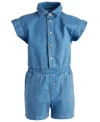 EPIC THREADS BIG GIRLS CASSIA DENIM ROMPER, CREATED FOR MACY'S